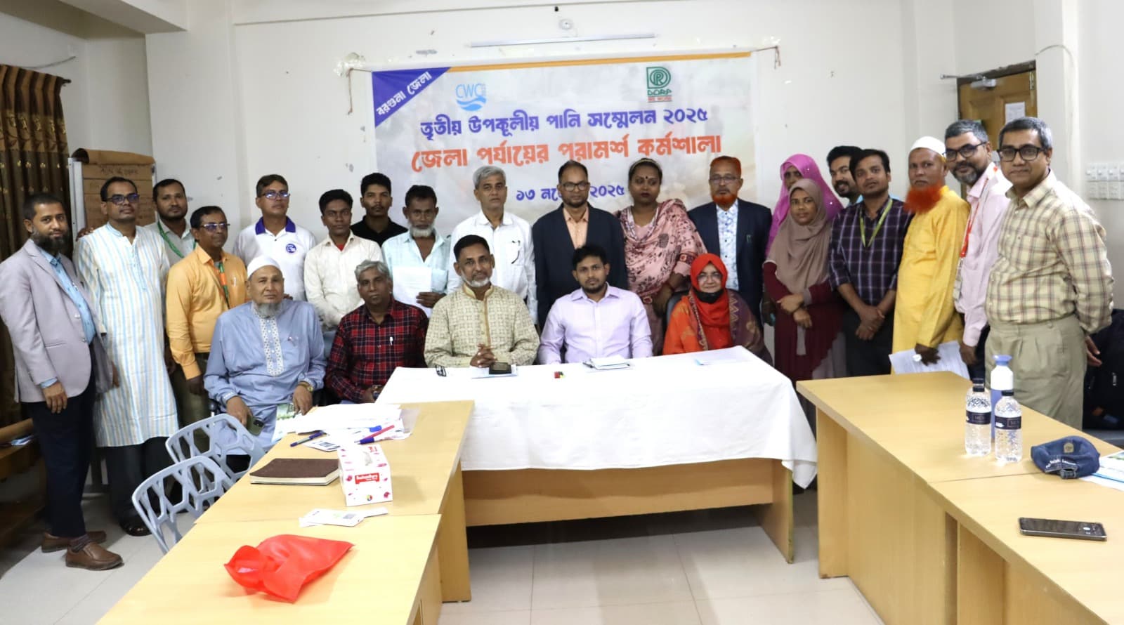 Participants presenting group findings